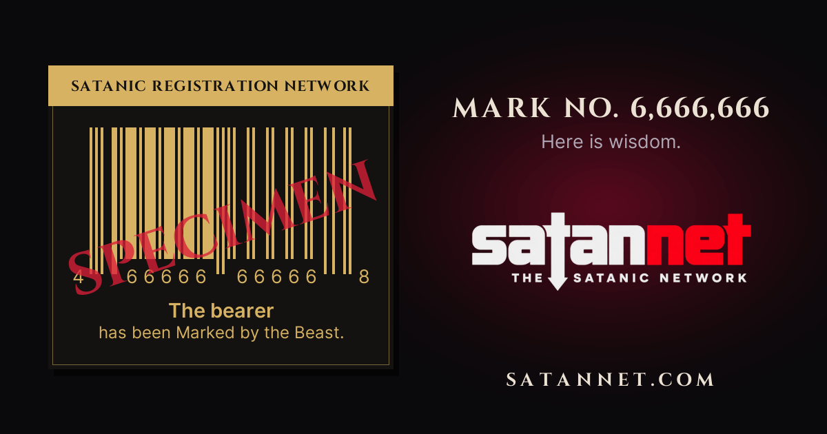 Sample Mark card in gold